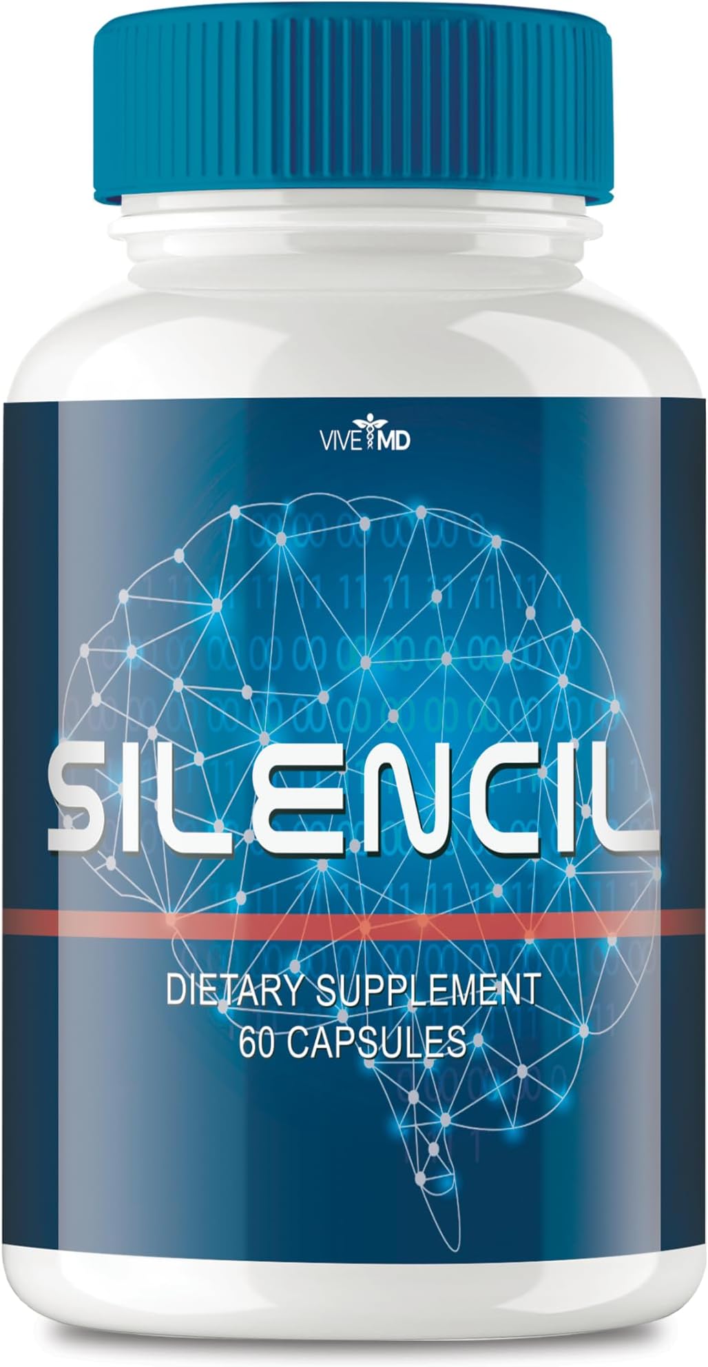 Silencil Max for Tinnitus, Official Silencil Pills for Tinnitus Reviews, Silencil Tinnitus Supplement, Maximum Strength Silencil Hearing Support, Tinnitus Support for Ringing Ears Treatment (1 Pack)