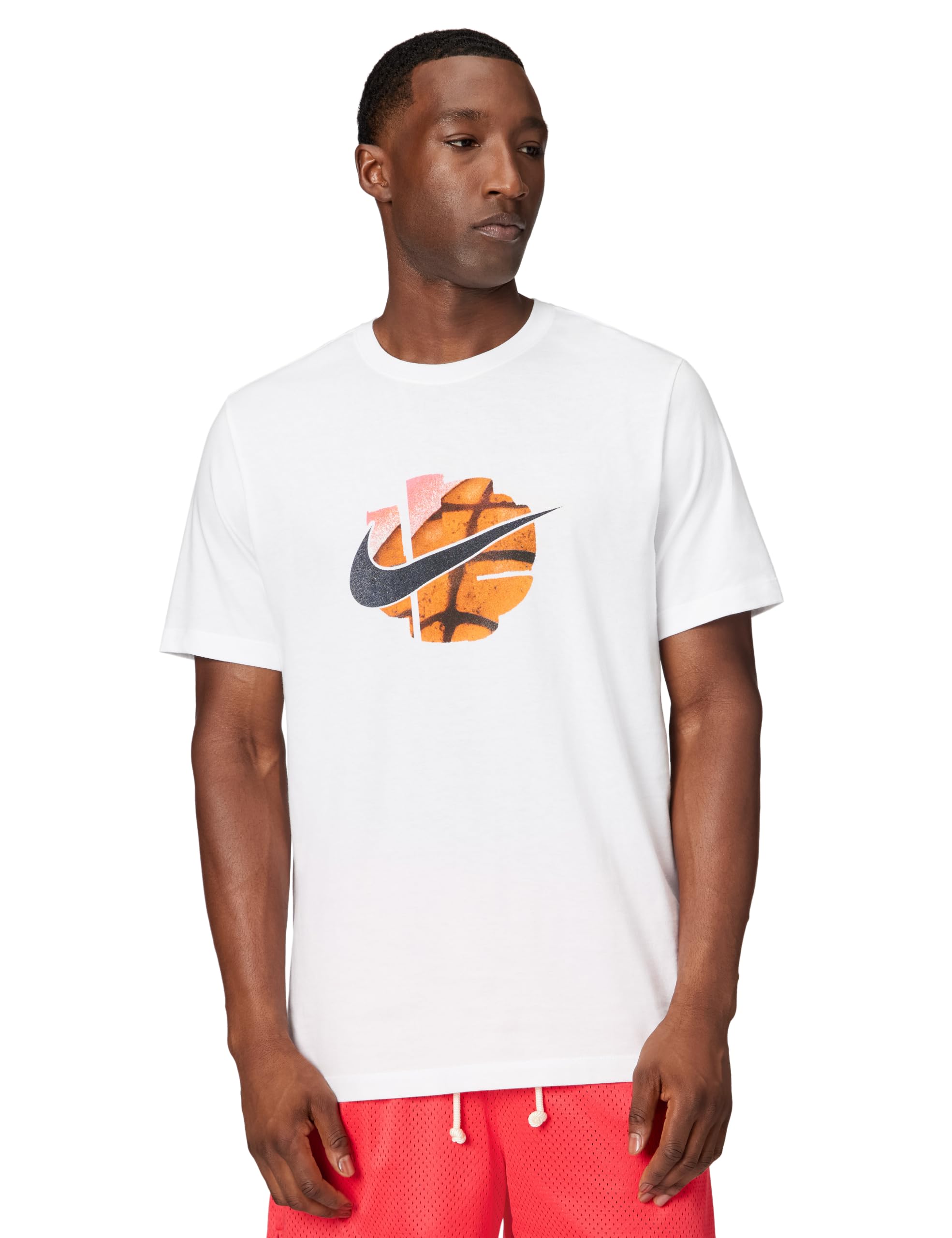 Men's Basketball T-Shirt; Front and Back Graphic Tee Shirt