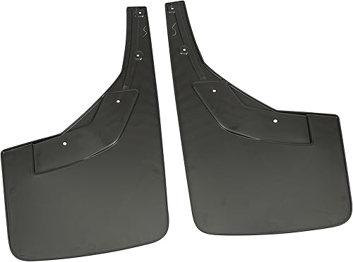 Miniatura 2 de GM Accessories 22894859 Protectores de salpicaduras planos delanteros en negro