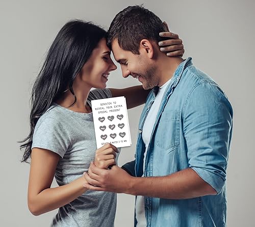 Vista 5 de Divertidas tarjetas de San Valentín para ella, él, tarjetas traviesas de San Valentín, tarjetas de felicitación de cumpleaños con sobre para novio