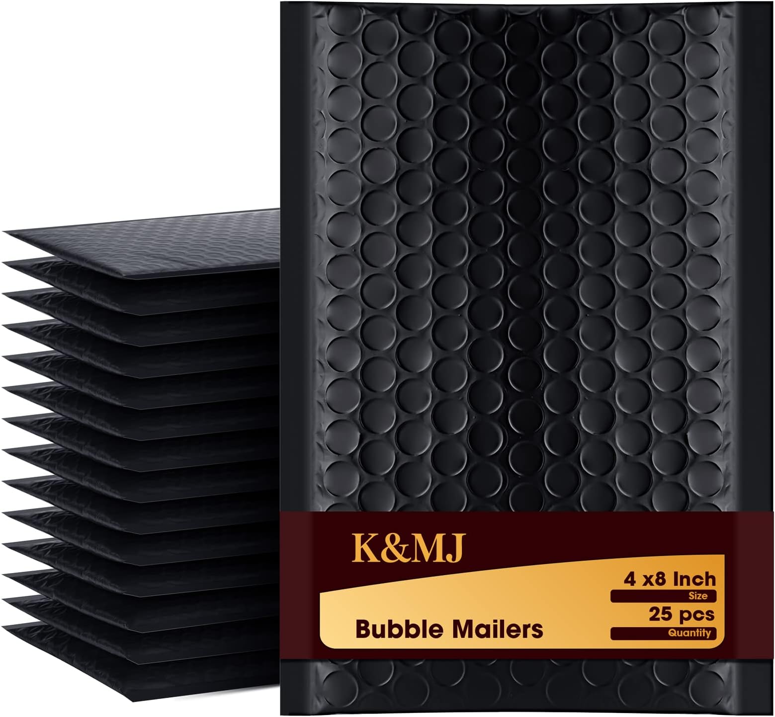 25 Pack 4x6 Inches Small White Poly Bubble Lined Mailers Padded Shipping Envelopes