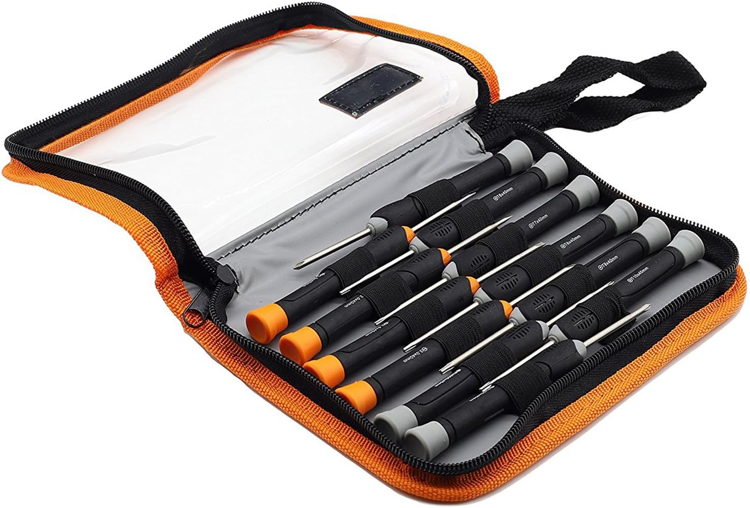 Finder 12 in 1 Precision Torx Screwdriver Set with T6 T7 T8 T9 T10 Star Philip Slotted Magnetic Screwdrivers for Phone/Mac/Computer/Watch Repairing Industrial Level Chrome Vanadium Steel