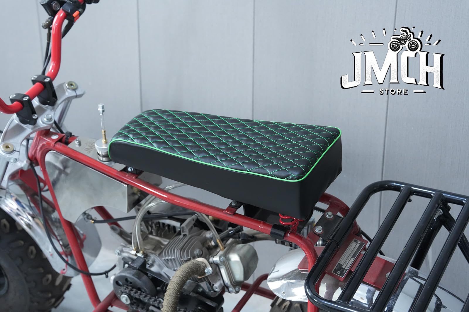 coleman mini bike ct200u seat covers JMCHstore Green Diamond Stitch Cover for 196cc Baja DB30, Hisun ct200u 196cc 200cc Trail Bike Cushion Replacement Parts : Automotive Bags  Rucksacks Betty Rides Women's Day 16.5 long x 7.5 Option:Spring Break