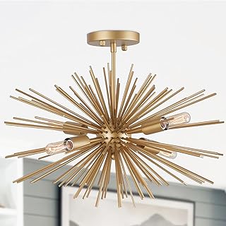 Modern Sputnik Chandelier Ceiling Lig...
