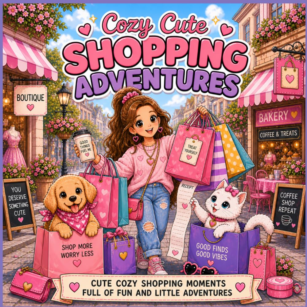 Cozy Cute Shopping Adventures: Cute Cozy Shopping Moments Full of Fun and Little Adventures
