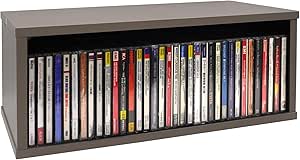 AndicAge CD Storage Rack CD Display Rack for 35 CDs DVD Holder Storage ...