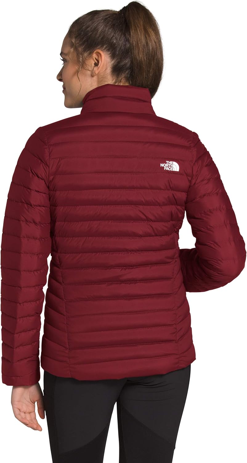THE NORTH FACE Women's Stretch Down Jacket, Pomegranate, S