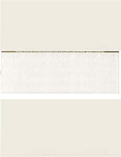 Middle Check Paper - Letter, Compatible with Peachtree Accounting - 1,000 Sheets Tan