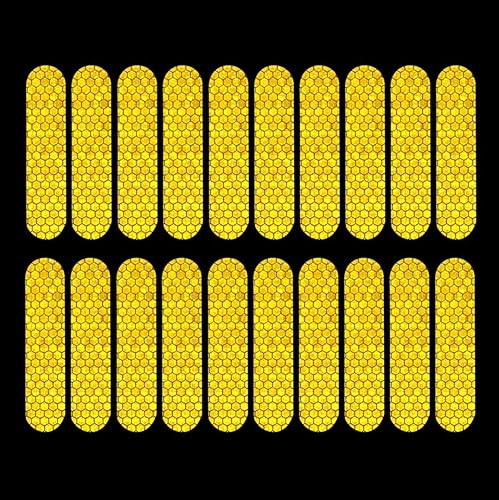 Miniatura 6 de 20 calcomanías reflectantes universales autoadhesivas nocturnas para scooter eléctrico, tira de advertencia impermeable para accesorios de