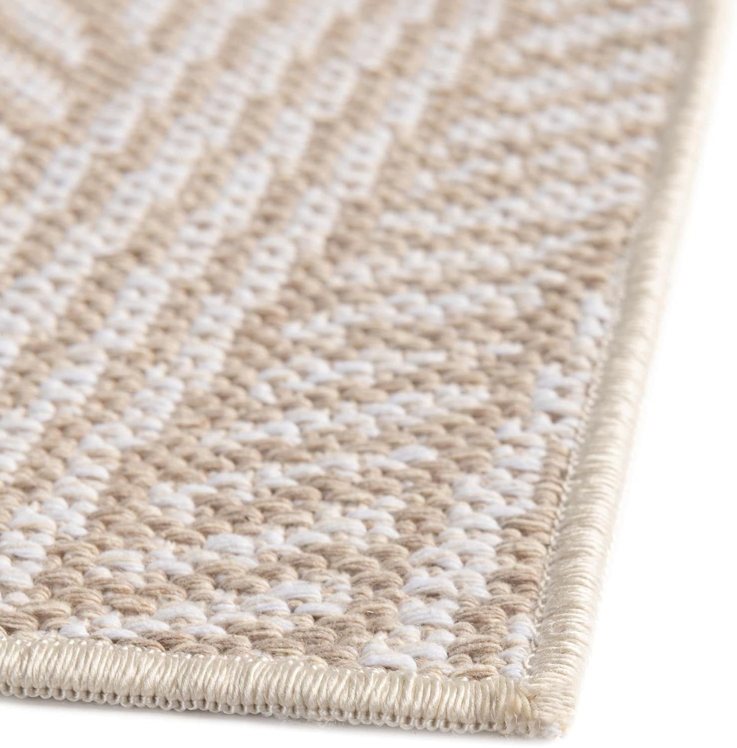 Rugs.com Sabrina Soto Casa Collection Rug – 8' x 10' Beige High Rug Perfect for Living Rooms, Large Dining Rooms, Open Floorplans