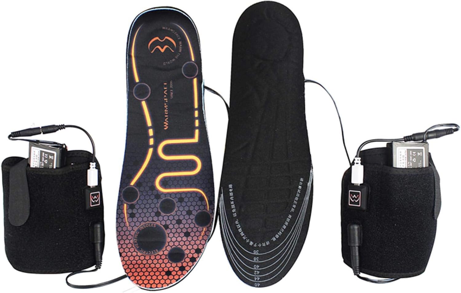 DALIAN Heated Insoles Rechargeable USB Electric Heated Insole