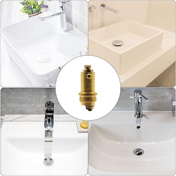 Sink Drain Stopper Plug Bolts Bounce Valves Push Spring Plug Sink Drain Clicks Clacks Plug Bolts For Basin Drain Stopper