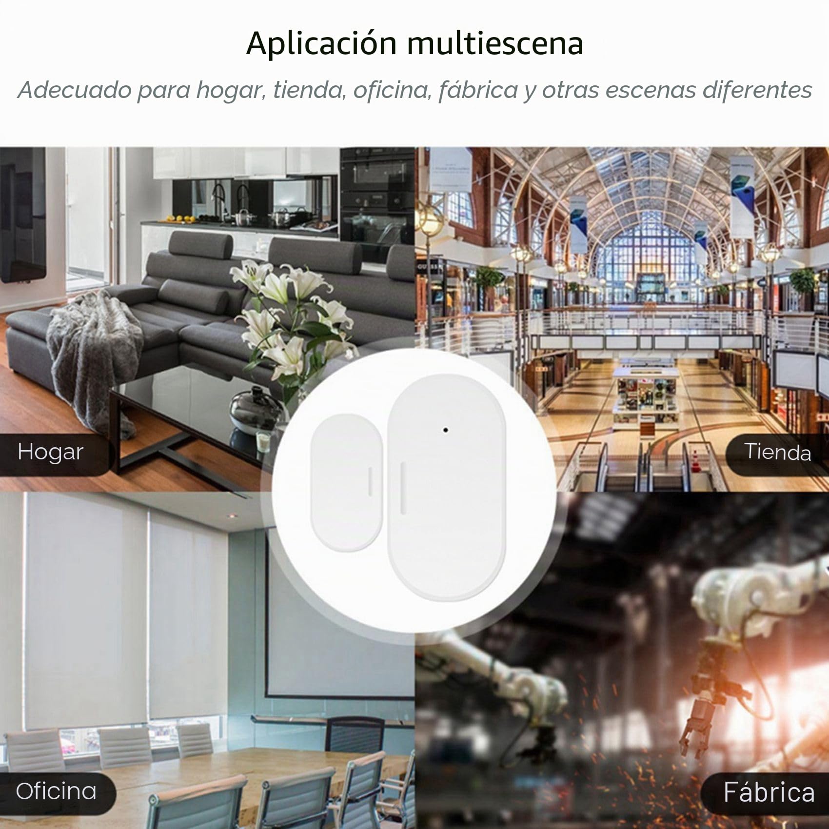 Tuya Zigbee - Sensor de puerta y ventana (10 unidades)