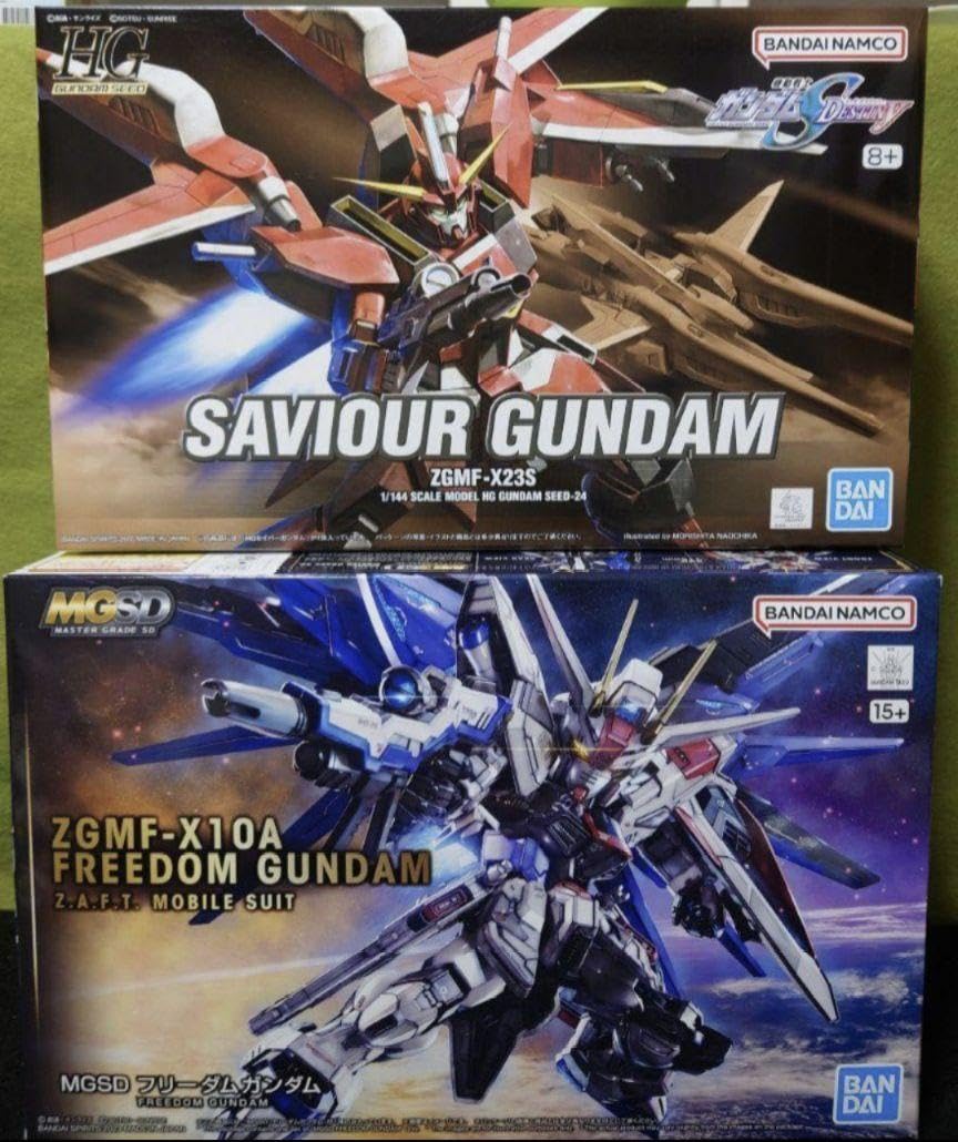 Amazon.co.jp: cガ・ンプラセット MGSD フリーダム機動 戦士 HG