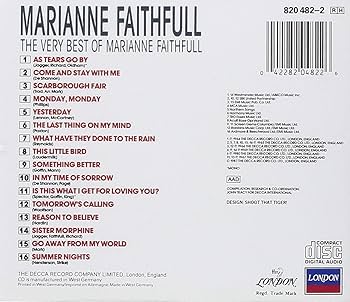 独6discs CD Easy Riders Marianne Faithfull BCD15780FI BEAR FAMILY /00940 6CD Easy Riders Marianne Faithfull BCD15780FI Bear Family