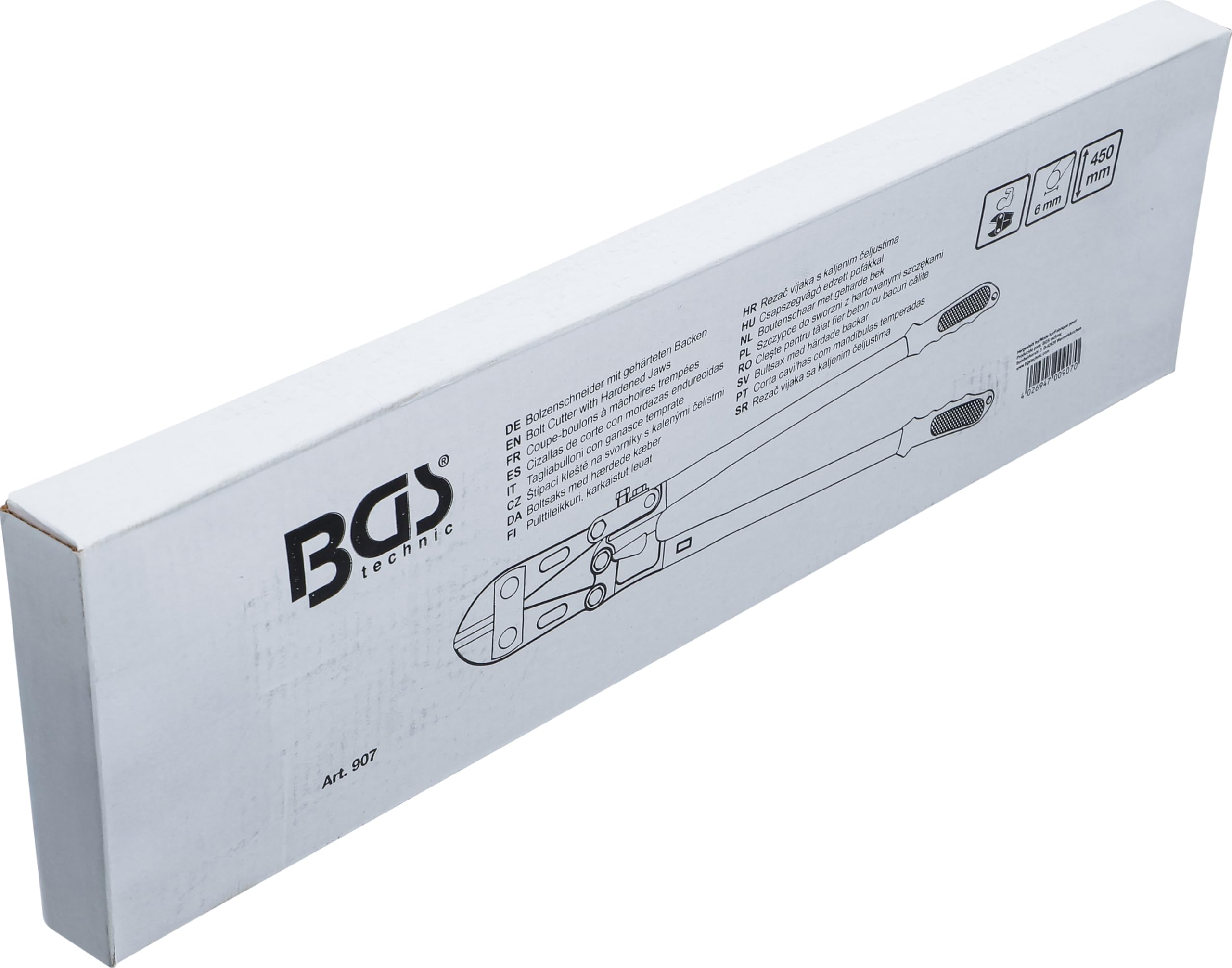 BGS 907 | Coupe-boulons à mâchoires trempées | 450 mm