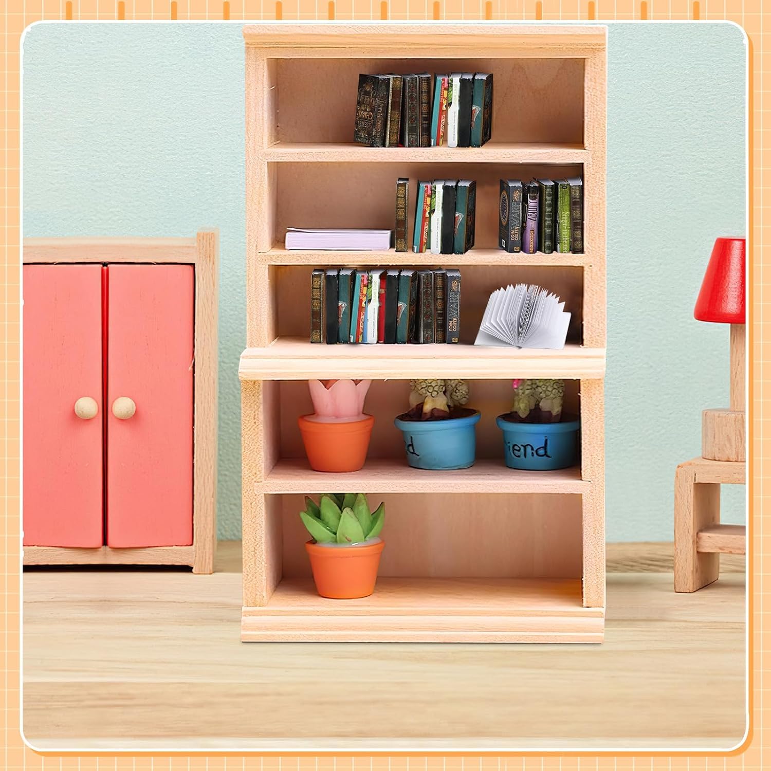 50 Pcs Modèles de Livres Miniatures pour Maison de Poupée, Bricolage Décoratif, Livres Vierges, Accessoire Photo 50 Pcs Modèles de Livres Miniatures pour Maison de Poupée, Bricolage Décoratif, Livres Vierges, Accessoire Photo