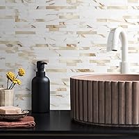 Vista 22 de STICKGOO - Protector contra salpicaduras para despegar y pegar, azulejos de pared de PVC para pegar en el protector contra salpicaduras para cocina