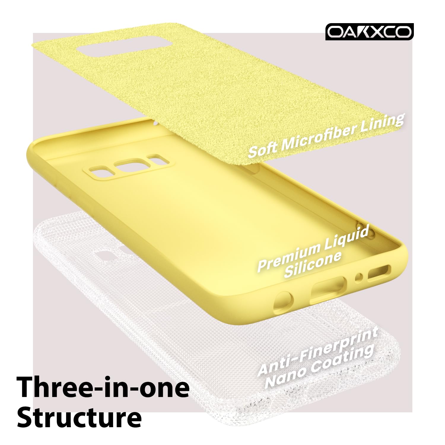 oakxco for Samsung Galaxy S24 Ultra Phone Case Liquid Silicone, Thin Slim Soft Rubber Gel TPU Plain Simple Cover for Women Girl Cute, Matte Solid Color, Brown Khaki Nude — view 485