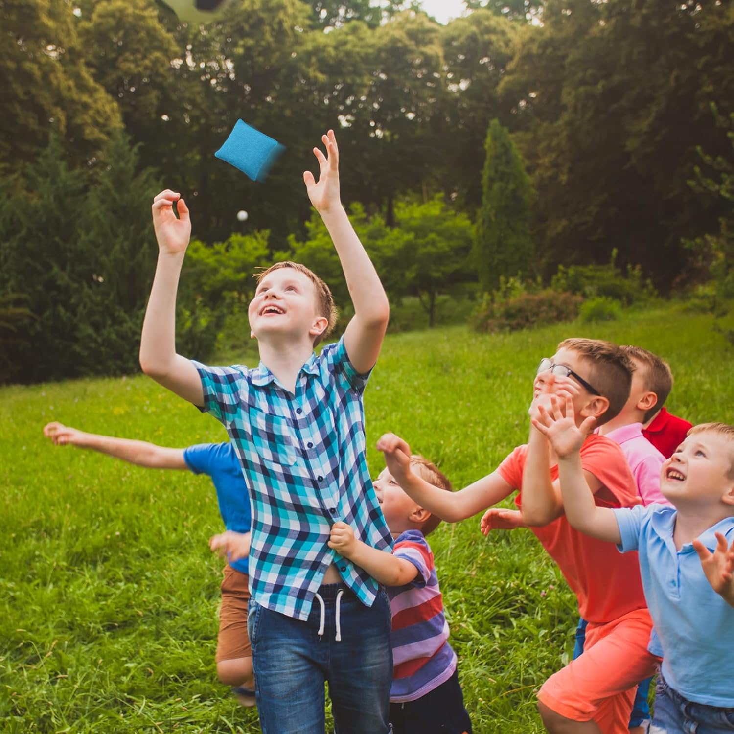 Mini Bean Bags for Tossing Games, Small Cornhole Bean Bags for Cornhole Game,Bean Bags for Tossing Kids, Family Fun,School,Cookouts,Carnivals