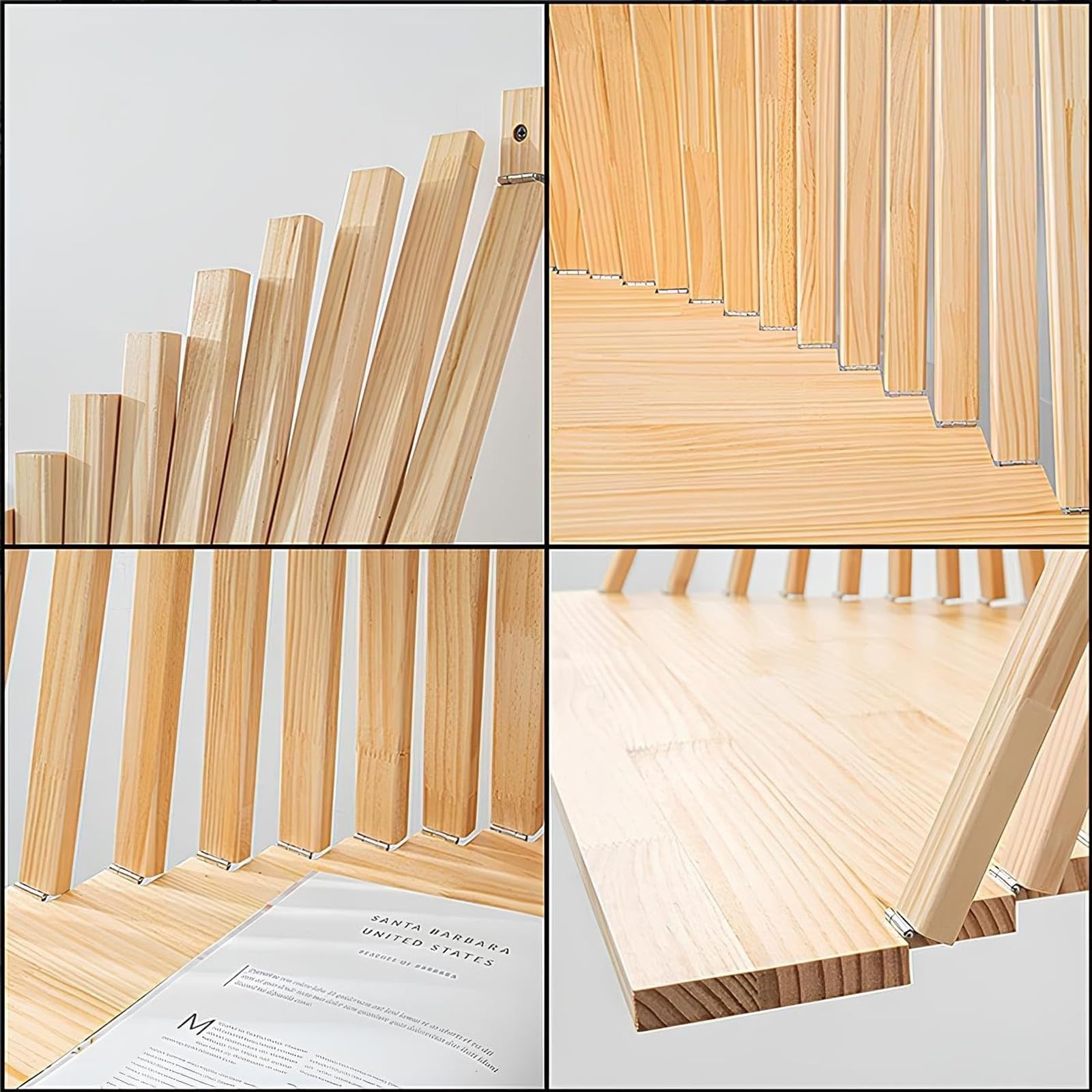 Klappschreibtisch aus Holz,für Arbeitszimmer und Büro, einfach, stilvoll und platzsparend, ideal für Laptops,80 * 60CM/31.50 * 23.62in