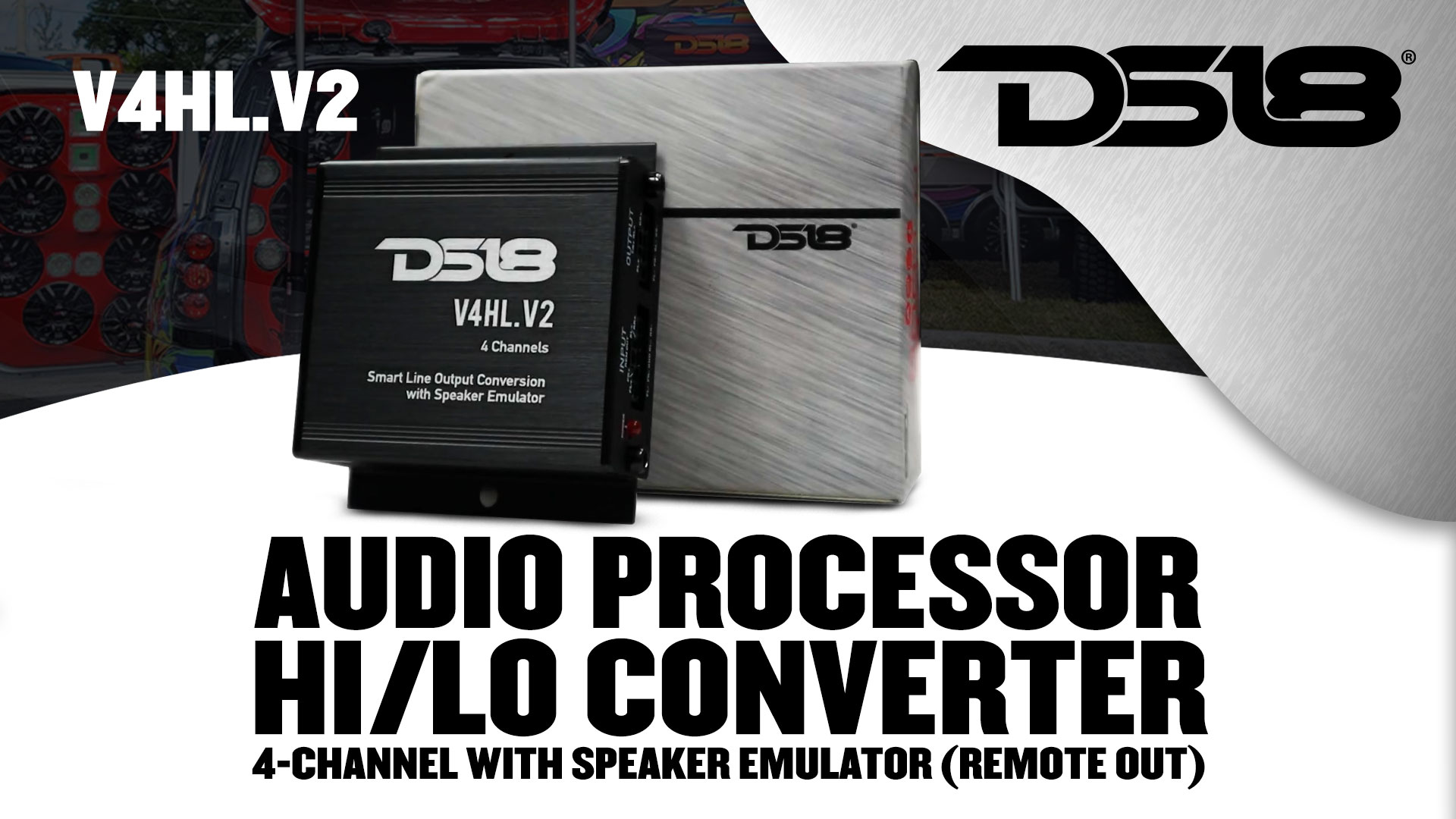 Amazon.com: DS18 V4HL.V2 Hi/Lo Converter 4-Channel with Speaker