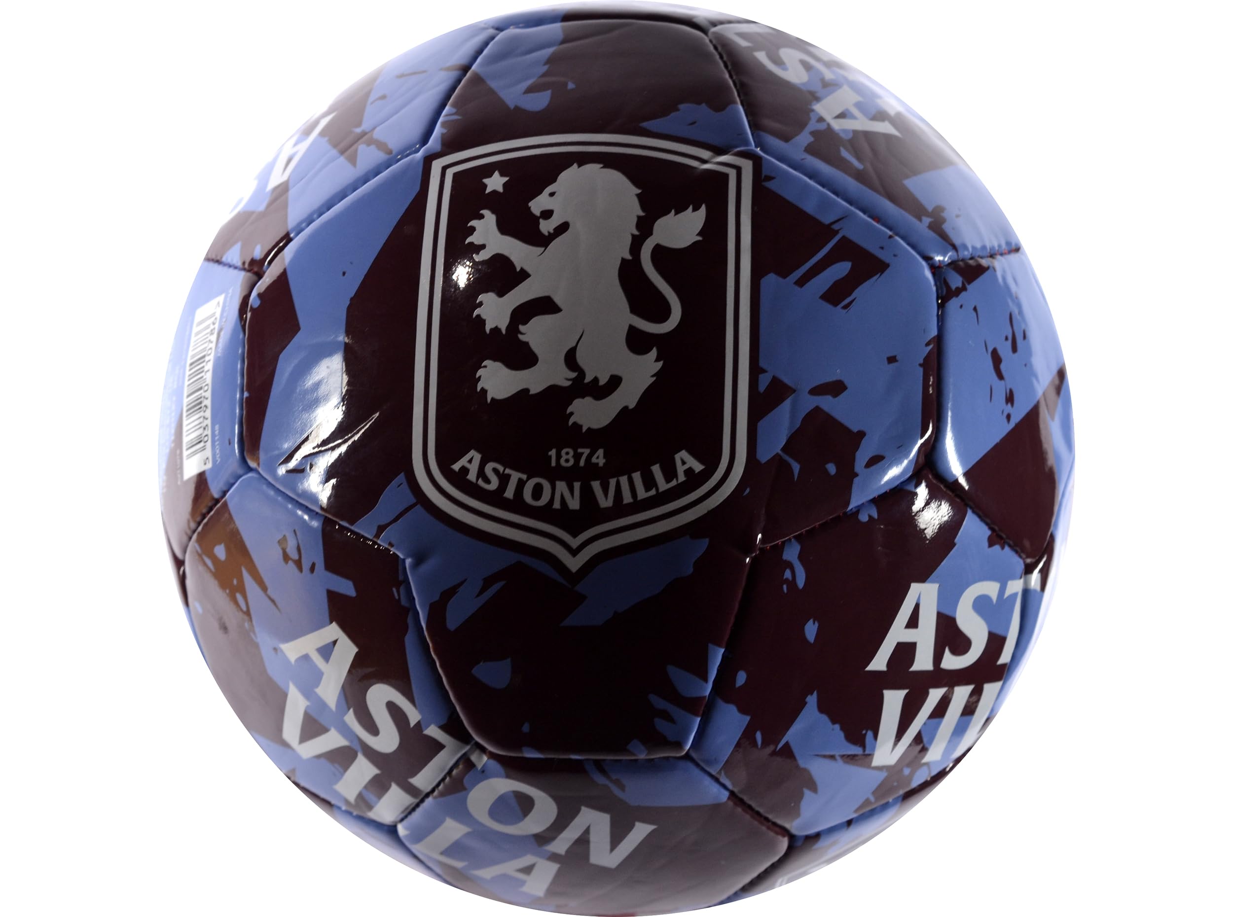 Hy-Pro Aston Villa F.C. Size 5 Graffiti Football – Official Club Training Ball with Bold Design – Durable PVC Construction, for Villa Fans