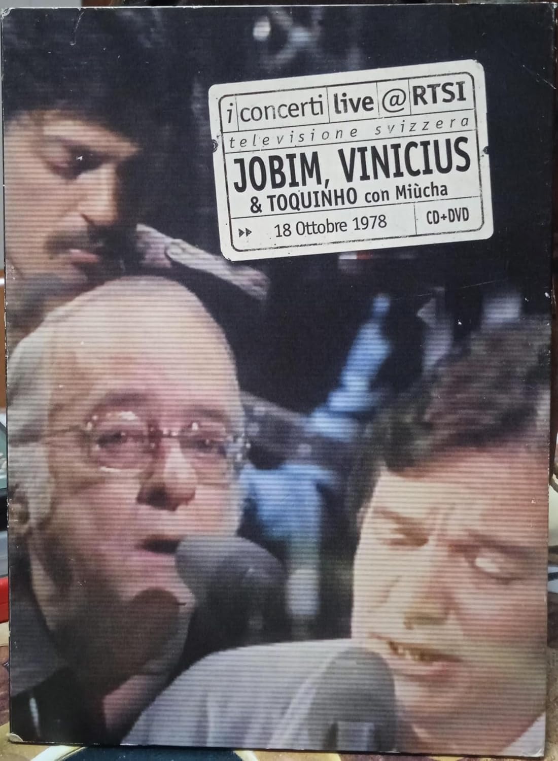TeknoFilm - DVD + CD - JOBIM , VINICIUS & TOQUINHO CON MIUCHA - I CONCERTI LIVE RTSI (1978) - EDEL