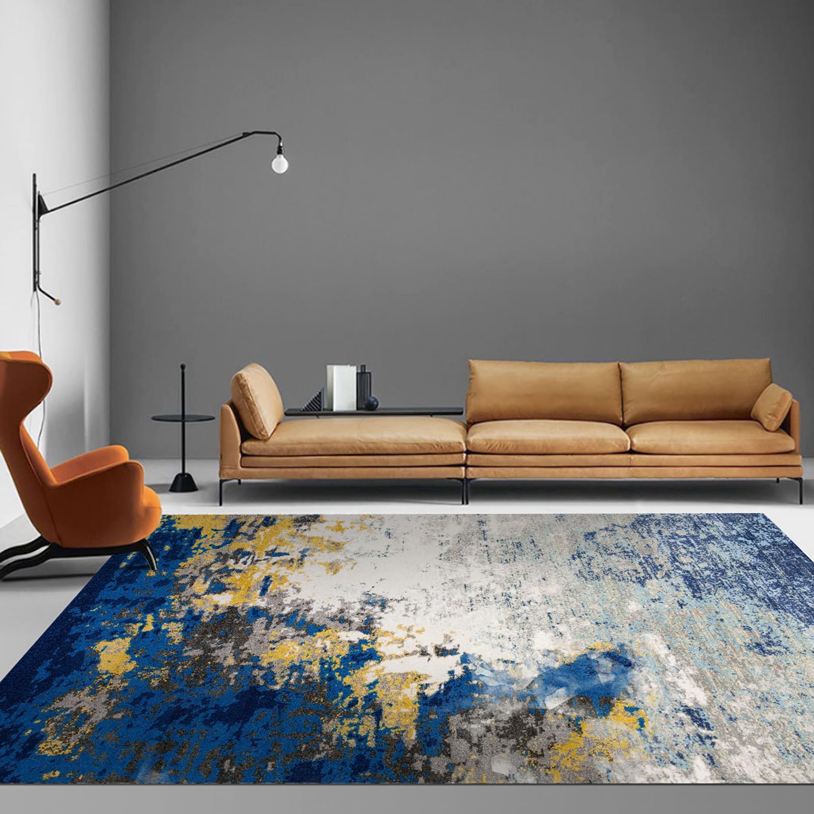 Tapis de sol de 200 x 365 cm au design moderne et finitions soignées
