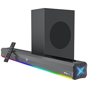 ZEBRONICS Juke BAR 900 360 Watts Dolby Audio Soundbar with Wireless Subwoofer, Display, Bluetooth V5.3, HDMI (ARC), Optical in, USB, AUX, RGB LED Light, Wall Mount Bracket & Fasteners