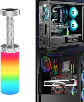 Greabuy 5V 3ピン ARGB グラフィックカードブラケット GPUブラケット ビデオカード グラフィックカードホルダー デスクトップケースアクセサリー