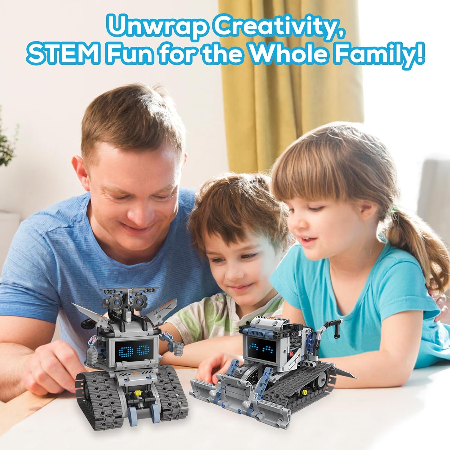 Robot Building Kit with APP/Remote Control STEM Gifts for Boys Age 8-16,Technic Coding Robotic Toys for Kids Birthday, Buildable 5in1 Models with 352+ Pieces