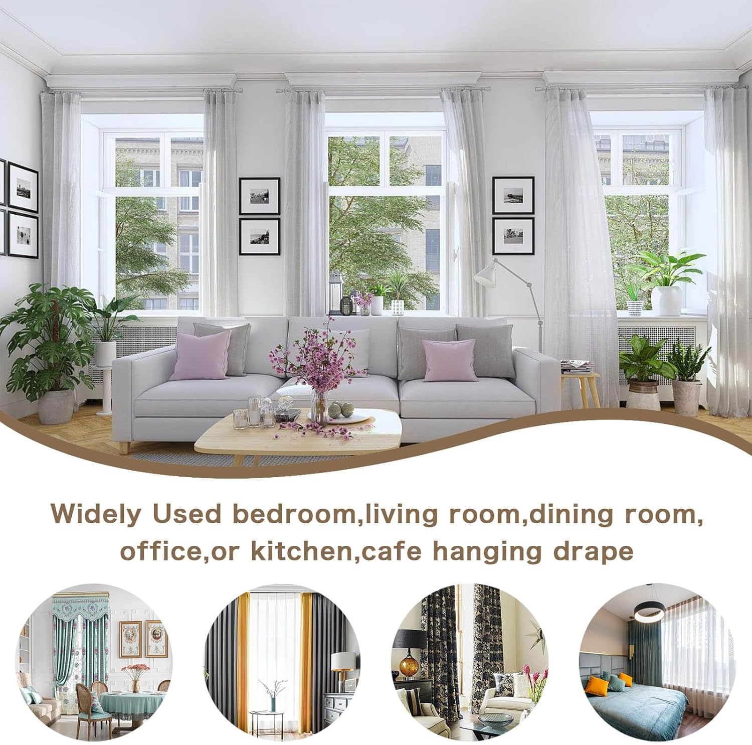 Openable Curtain Rings with Eyelets,3inch Heavy Duty Rustproof Metal Drapery Rings,Shower Curtain Rings 24pcs Bronze Zocang
