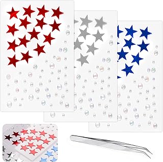 Calcomanías de estrella para el 4 de julio, 3...