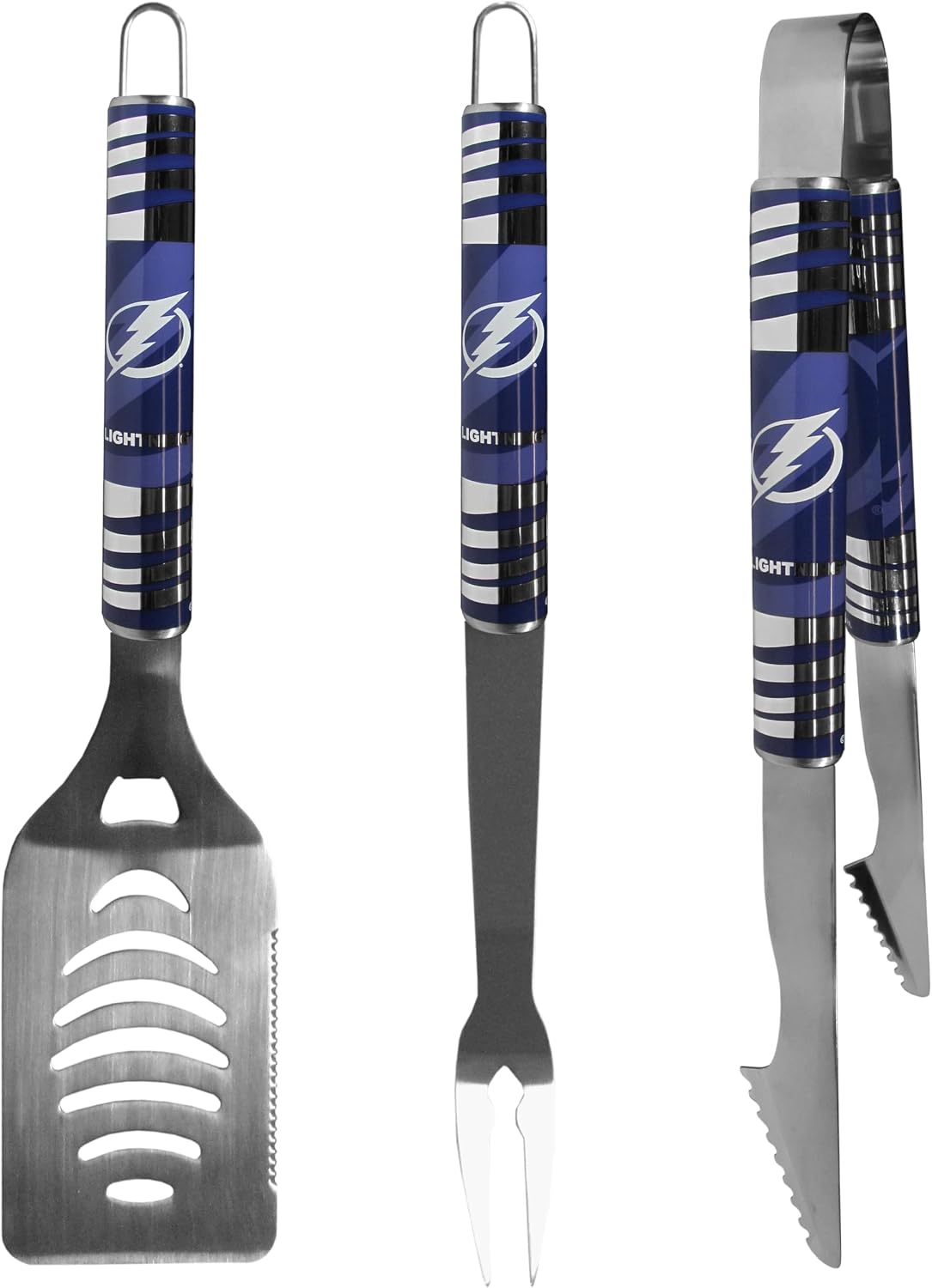 Siskiyou Sports NHL Tampa Bay Lightning 3 pc Tailgater BBQ Tools, One Size, Team Colors