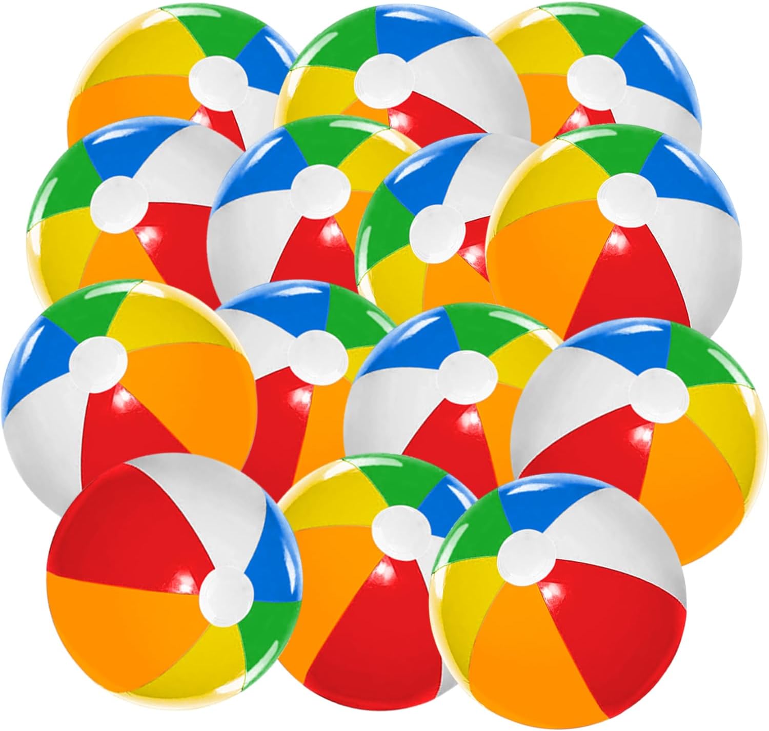 Lamnhin Beach Ball Inflatable Pool Party 12 Inch Bulk