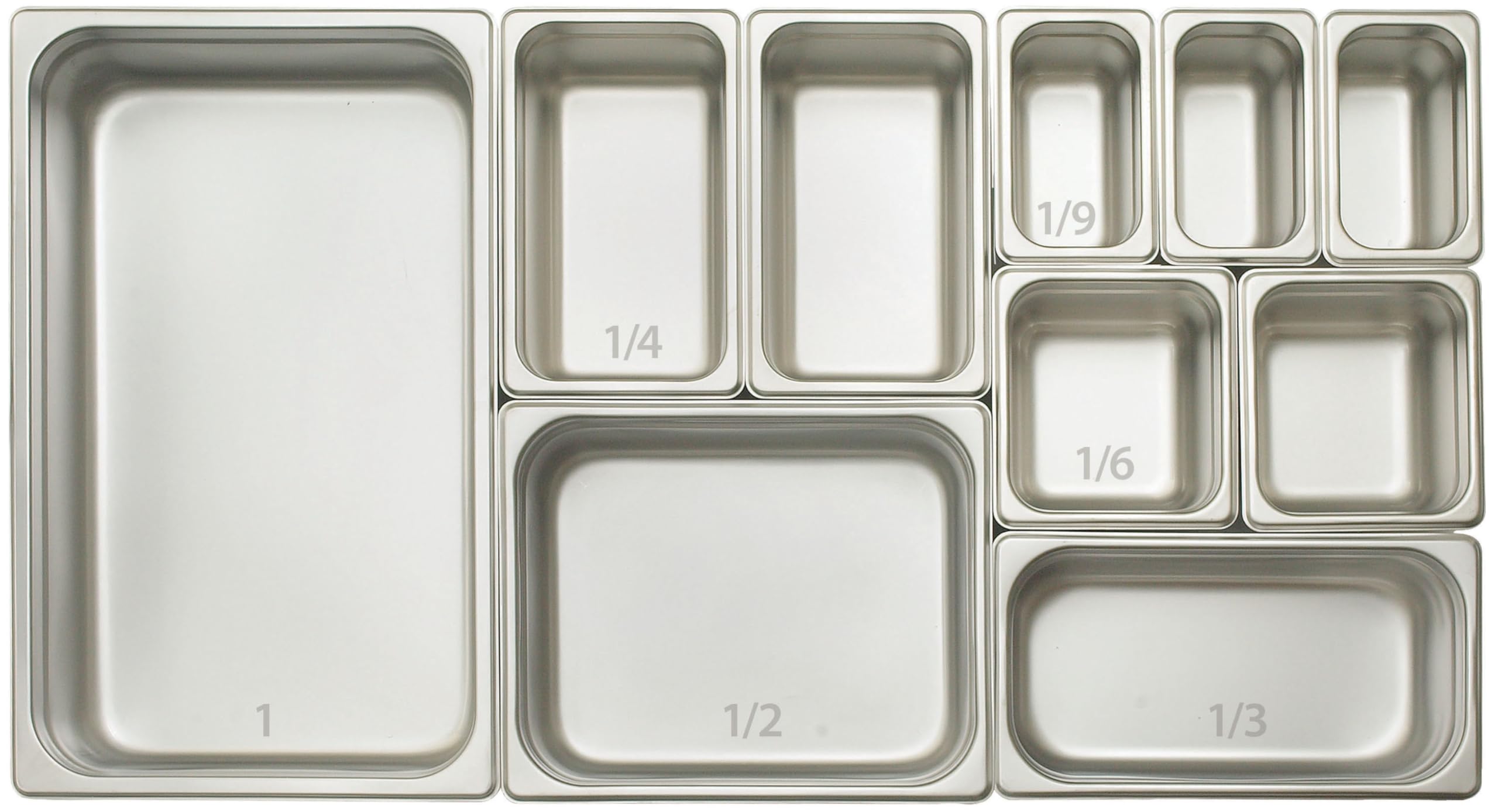 Winco Steam Pan - Anti-Jamming 1/9 Size -5 Winco Steam Pan - Anti-Jamming 1/9 Size -5
