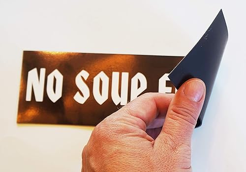 Miniatura 5 de No sopa para ti - Imán de coche homenaje a programas de televisión - 2.75 x 9.5 pulgadas - Fabricado profesionalmente en los Estados Unidos -