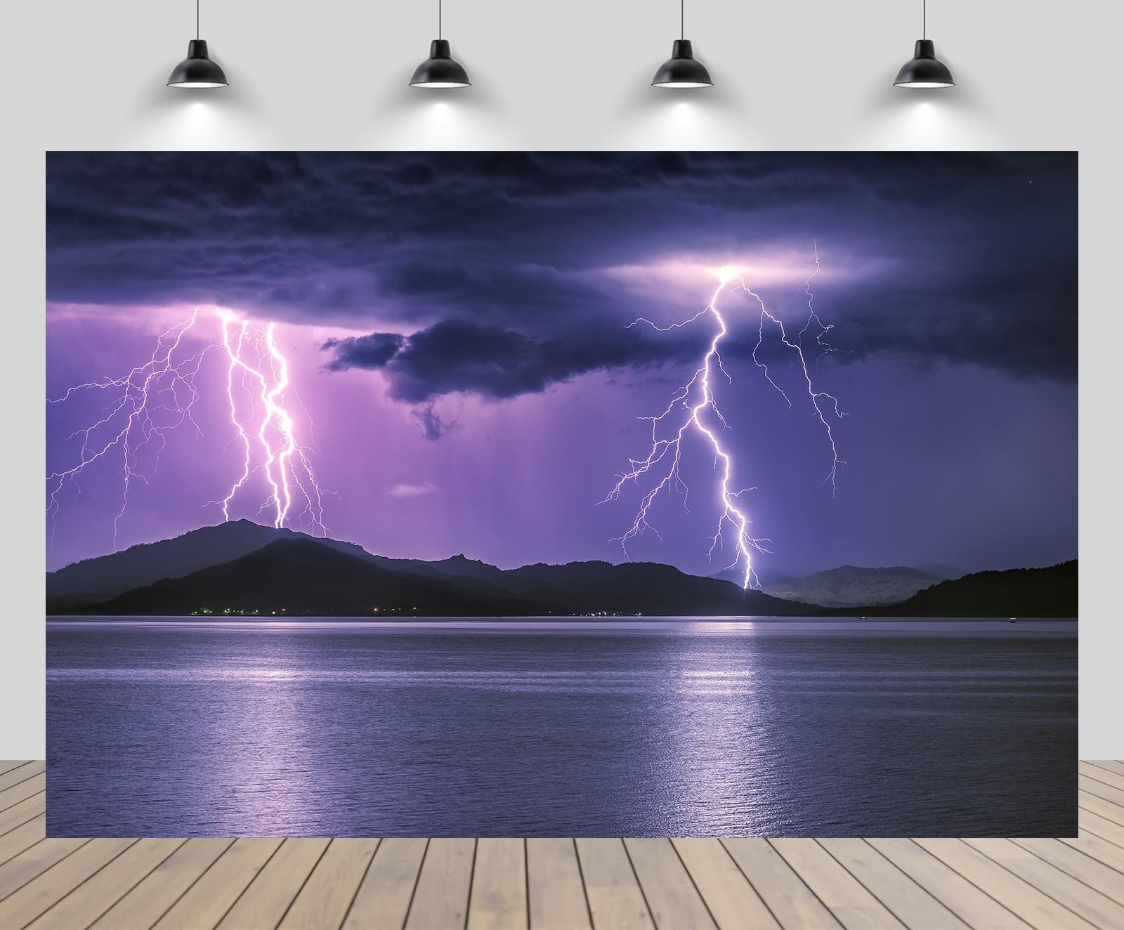 Amazon.com : CHNYWORK 20ftx10ft Thunderstorm Backdrop Lightning