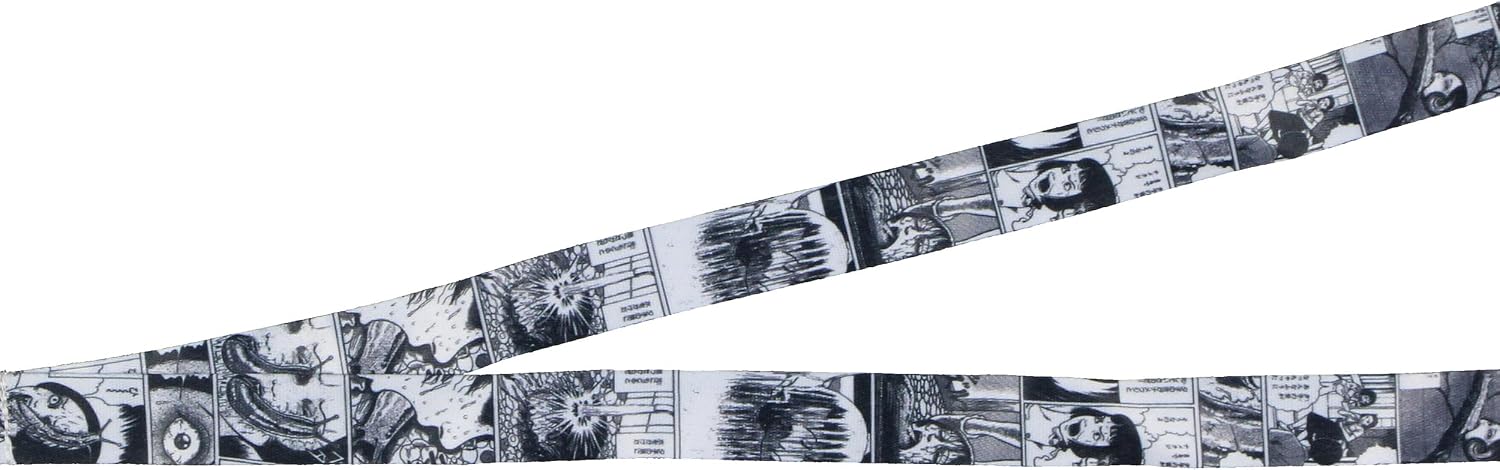 Junji Ito Collection ID Lanyard Breakaway Badge Holder w/Character Card Slug Girl Rubber Charm for Keys Keychain Wallet image 4