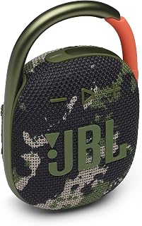 JBL CLIP 4 蓝牙音箱 USB-C 充电/IP67 防尘防水/带无源辐射器/便携/2021 年款 迷彩 JBLCLIP4SQUAD