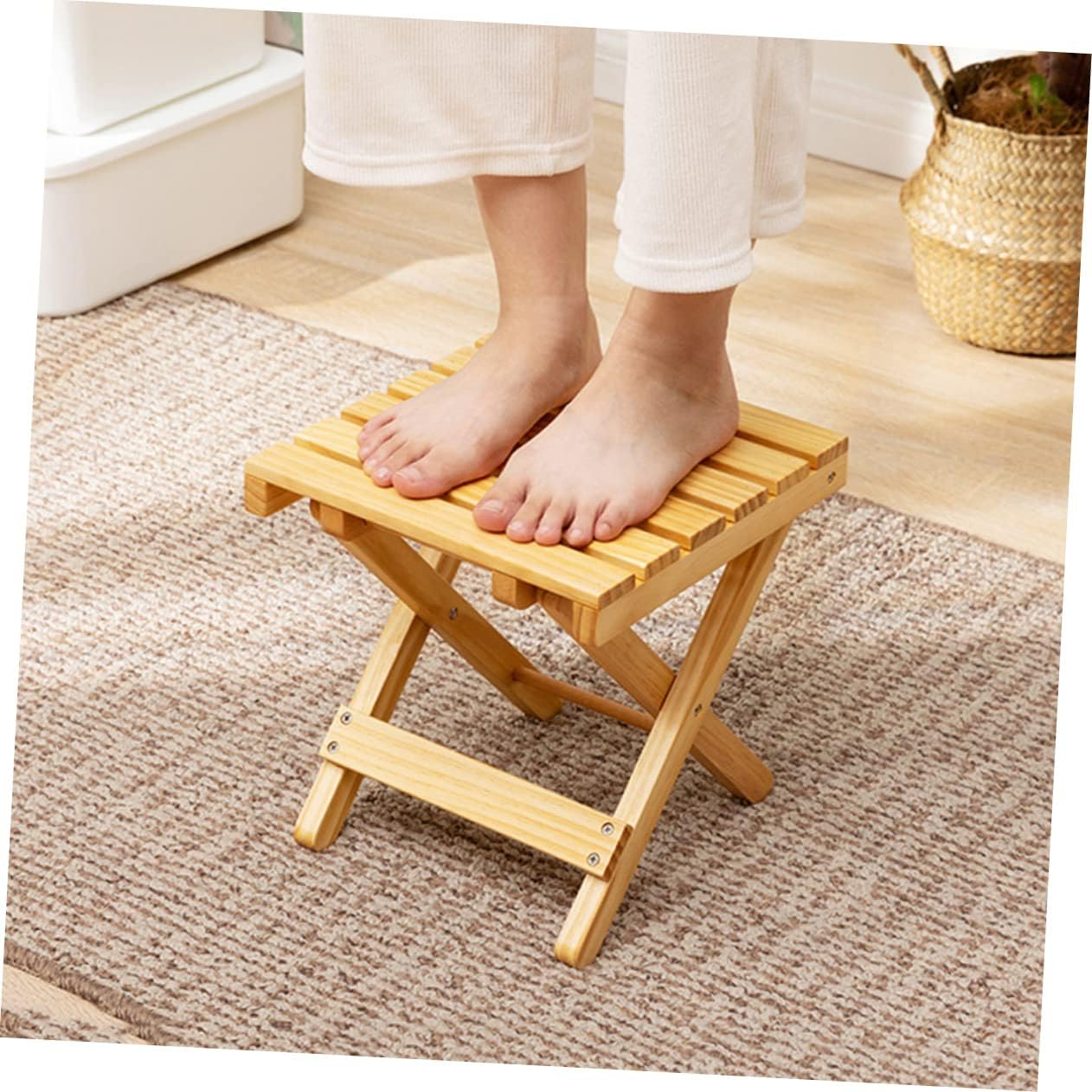 Folding Side Table Portable Compact Wine Table for Outdoor Picnic Beach Camping Indoor Use Garden Plant Stand for Wine Gatherings