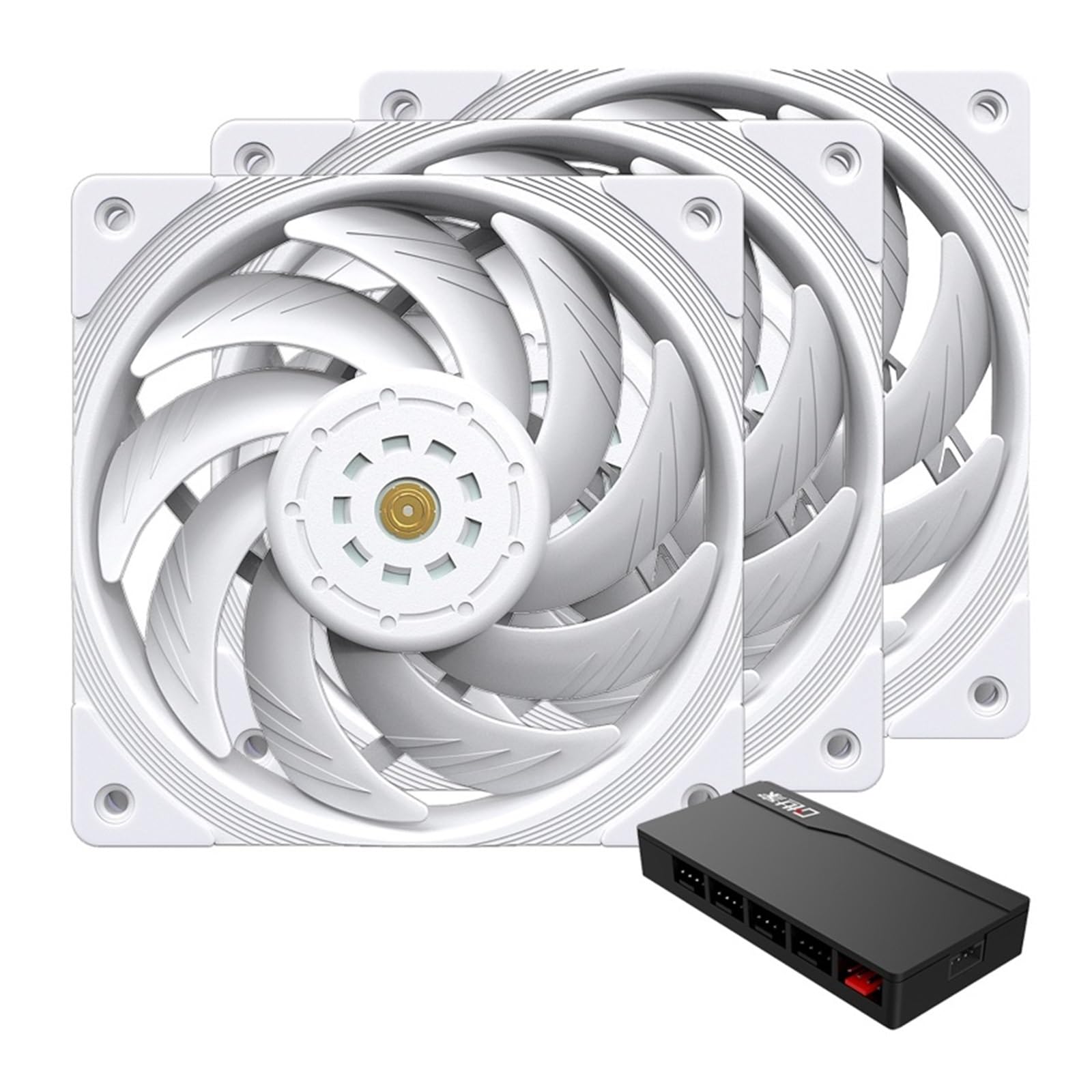 Ventilateur PC 12cm PWM pour refroidissement intensif de boîtier 12V