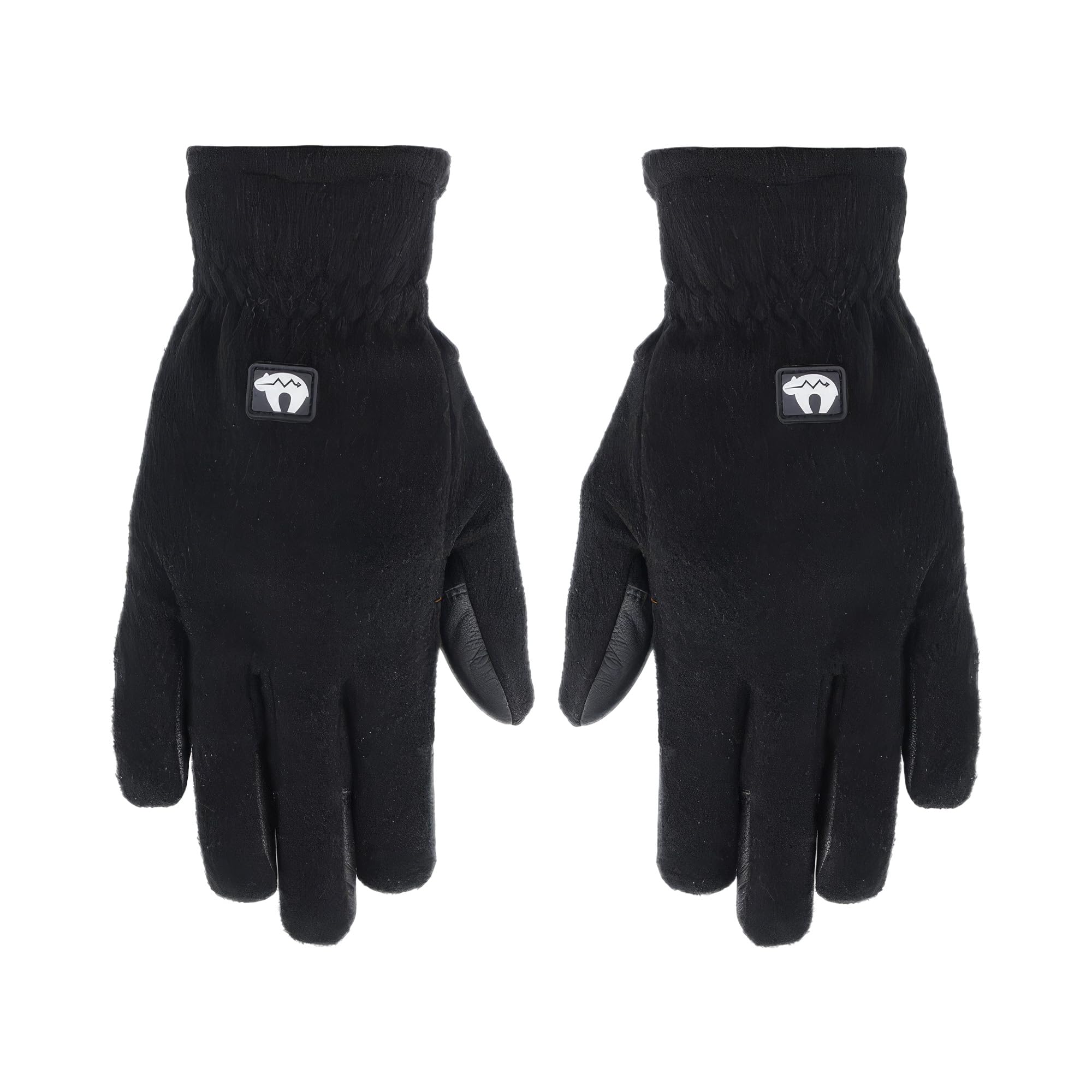 BEARPAW PRODUCTS Schießhandschuh Winter - Schutz & Wärme aus Fleece & Glattleder, präziser Ablass und Fingerschutz für das Bogenschießen und das sichere Bogensport Training im Winter - Größe M