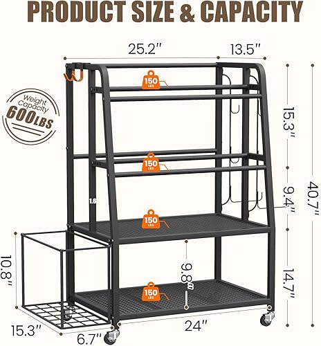 Miniatura 2 de Soporte de pesas de 600 libras para gimnasio en casa, soporte para mancuernas Vopeak, soporte de peso ajustable para mancuernas, esterilla de yoga