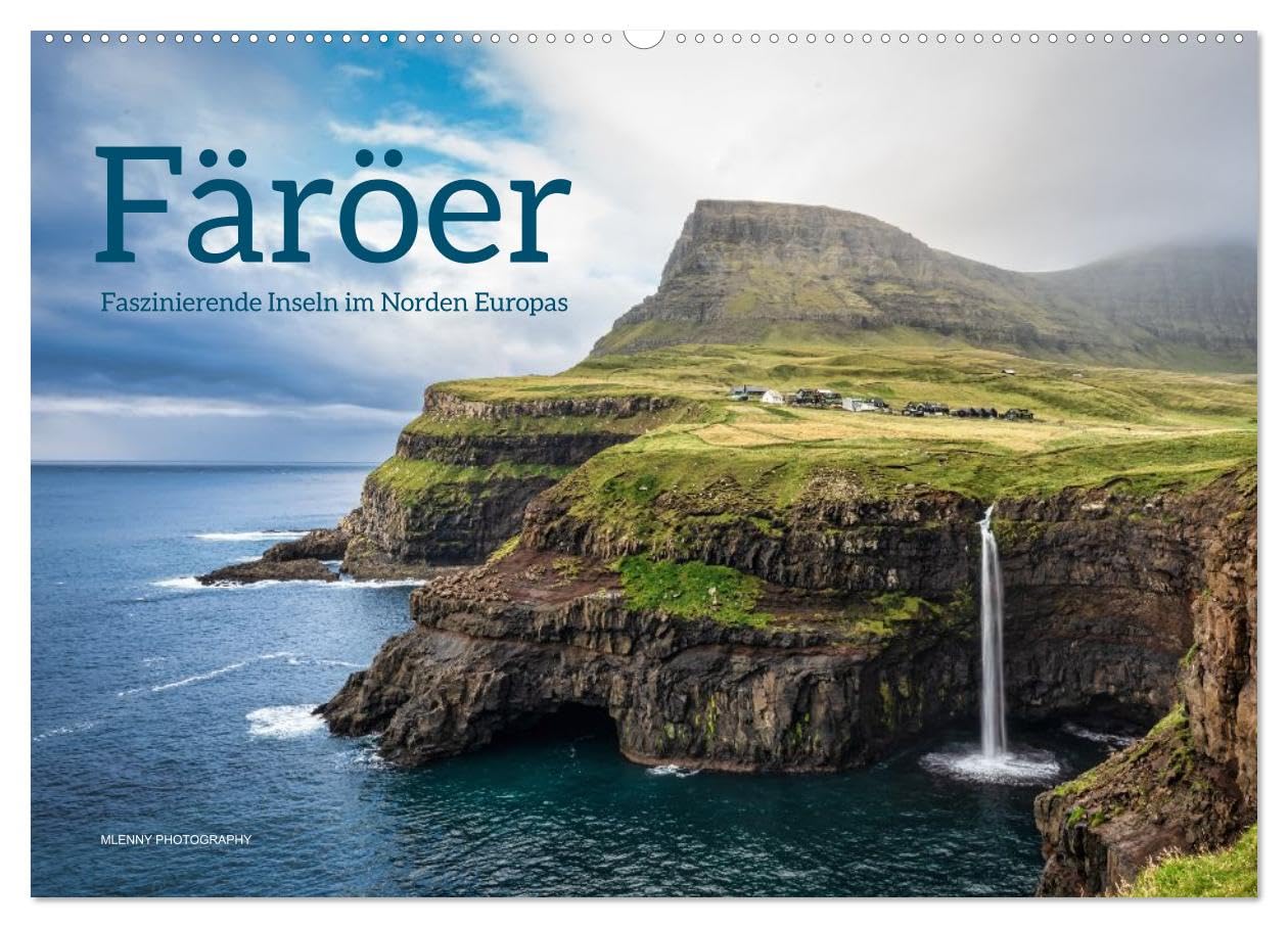 Färöer - Faszinierende Inseln im Norden Europas (Wandkalender 2026 DIN A2 quer), CALVENDO Monatskalender: Zwischen Himmel und Atlantik liegen die Färöerinseln, geprägt von wilder Schönheit.