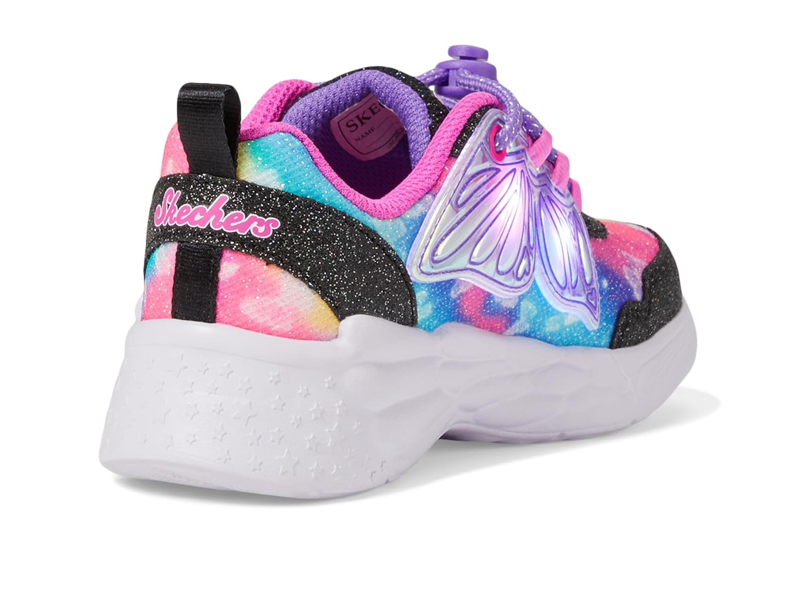 Girl's SKECHERS KIDS Dream Racer - Wing Brites 303055L (Little Kid/Big Kid) - Picture 6 of 12