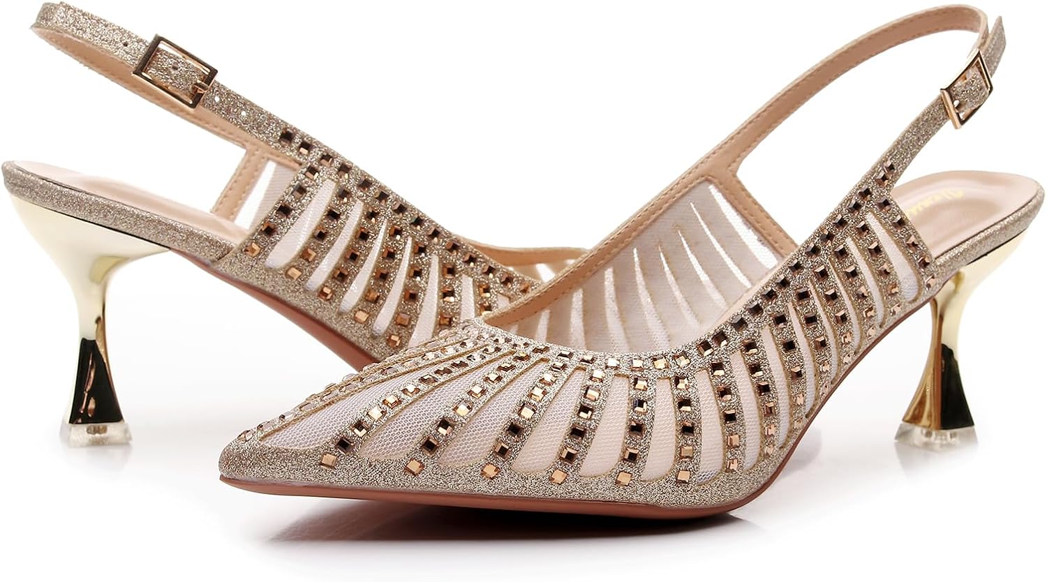 VenusCelia Women's Graceful Lady Slingback Pump Shoe - Image 5