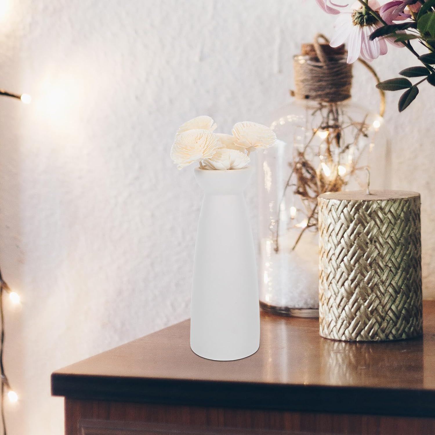 5pcs Artificial Chrysanthemum Diffuser Sticks with Rattan Aromatherapy Volatile Oil Reed Replacement for Home, Living Room, Kitchen Scent Diffuser Accessories