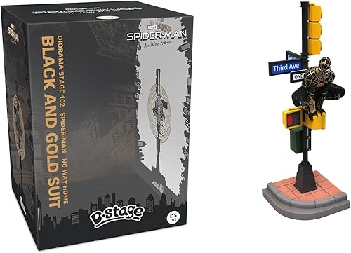 Miniatura 2 de Spider-Man No Way Home Black & Gold DS-102 D-Stage Diorama Estatua